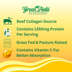 Greenfield Nutritions vitamin C 300 mg capsule highlights enhanced collagen absorption