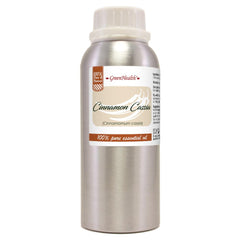 GreenHealth Cinnamon essential oil 8oz bottle for aromatic diffusion and cozy spaces