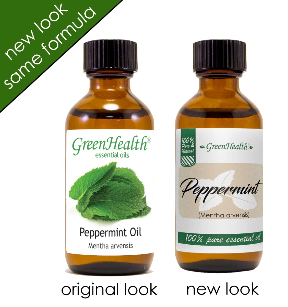 GreenHealth Peppermint Oil cleaning blend adds a refreshing scent.