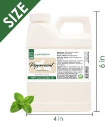 GreenHealth Peppermint Essential Oil for candles and wax melts crafting
