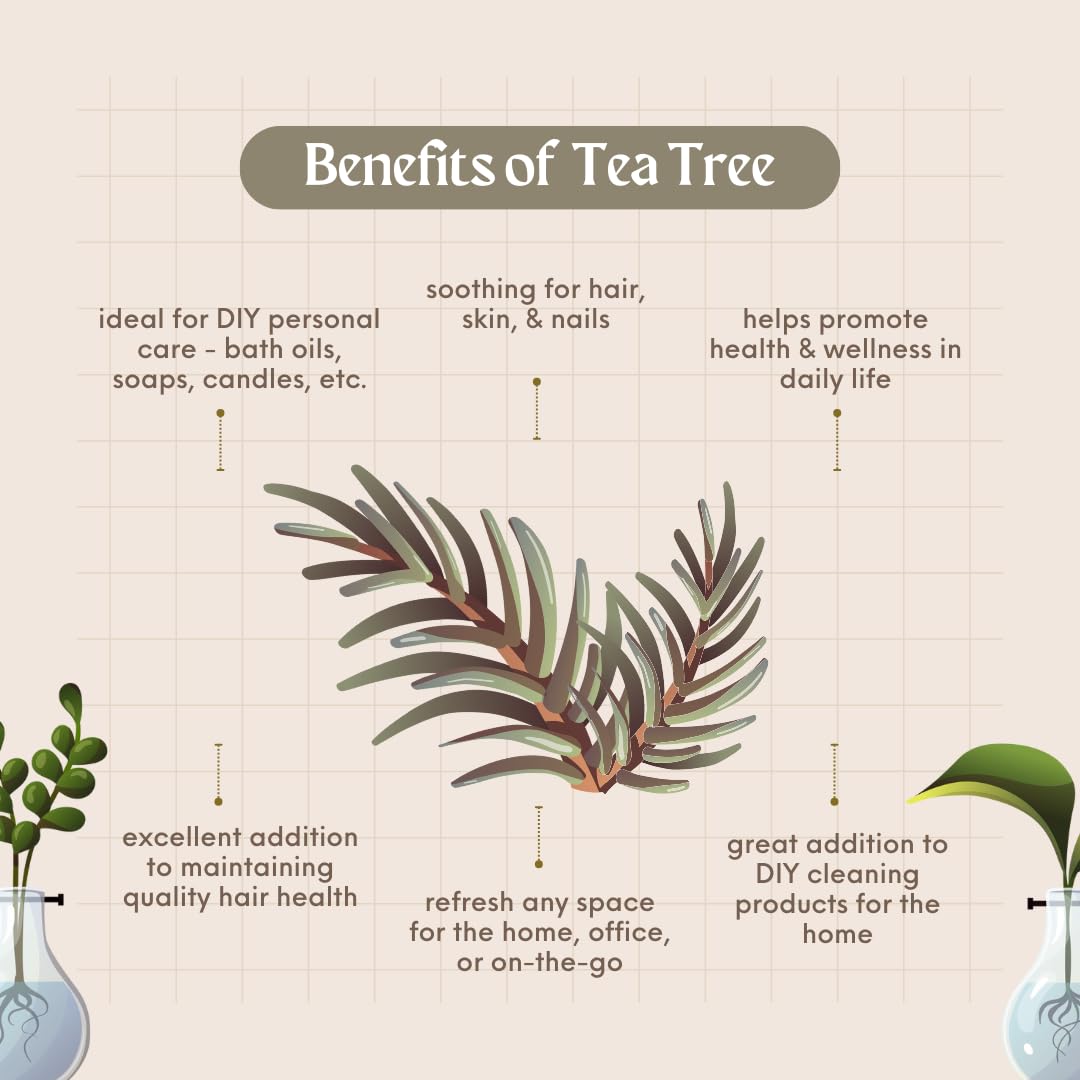 GreenHealth Tea Tree Oil for candle-making and ambient scent projects