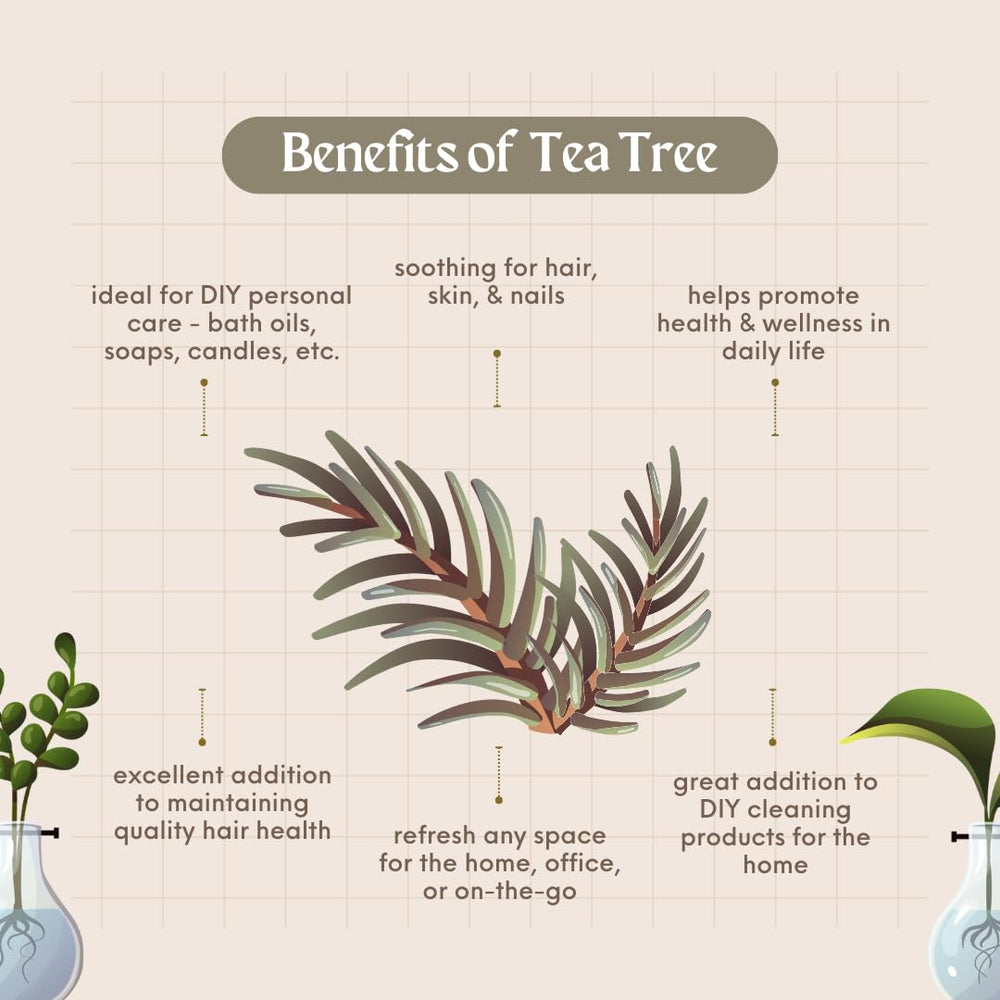 GreenHealth Tea Tree Oil for candle-making and ambient scent projects