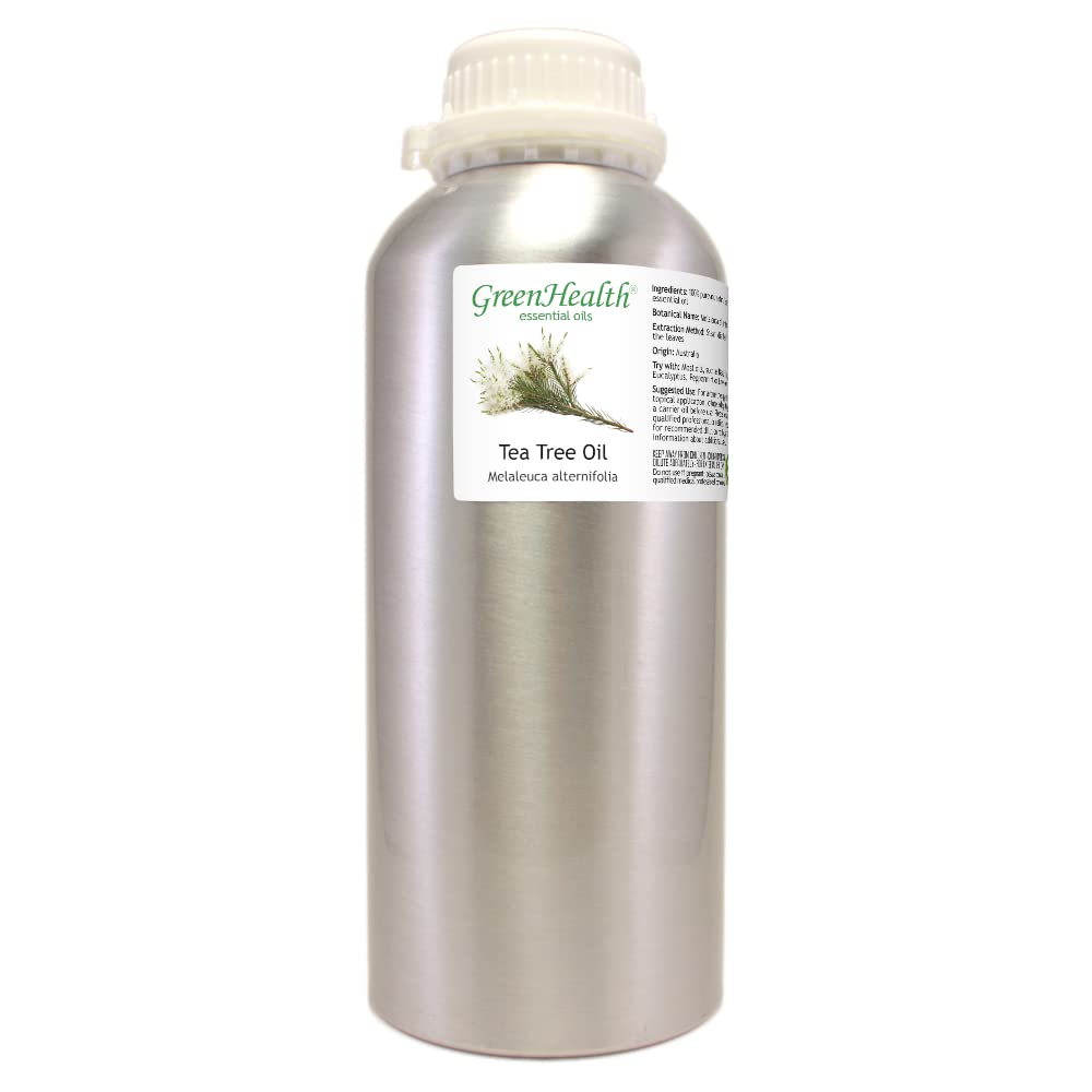 GreenHealth Tea Tree Oil diffuser-ready aroma for a fresh, herbal ambiance.