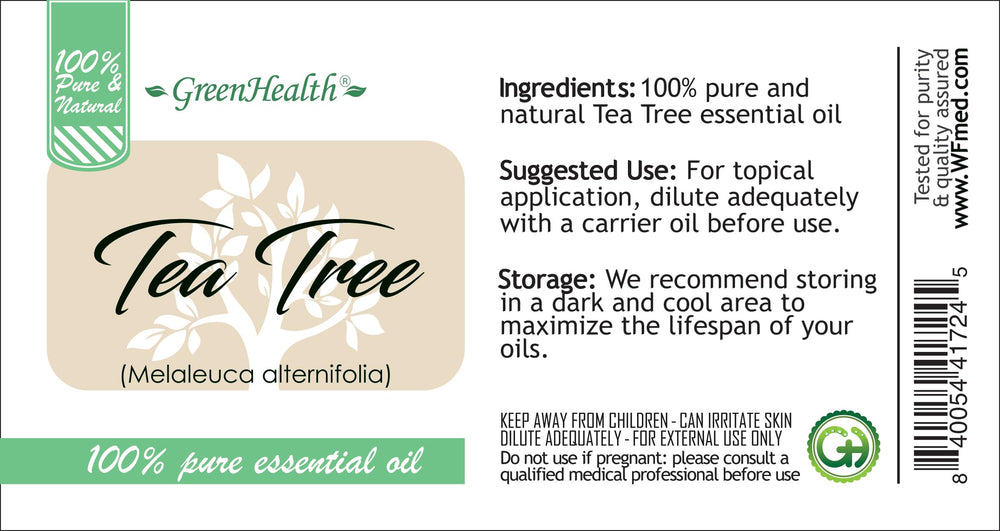 GreenHealth Tea Tree Oil room spray setup for natural fragrance