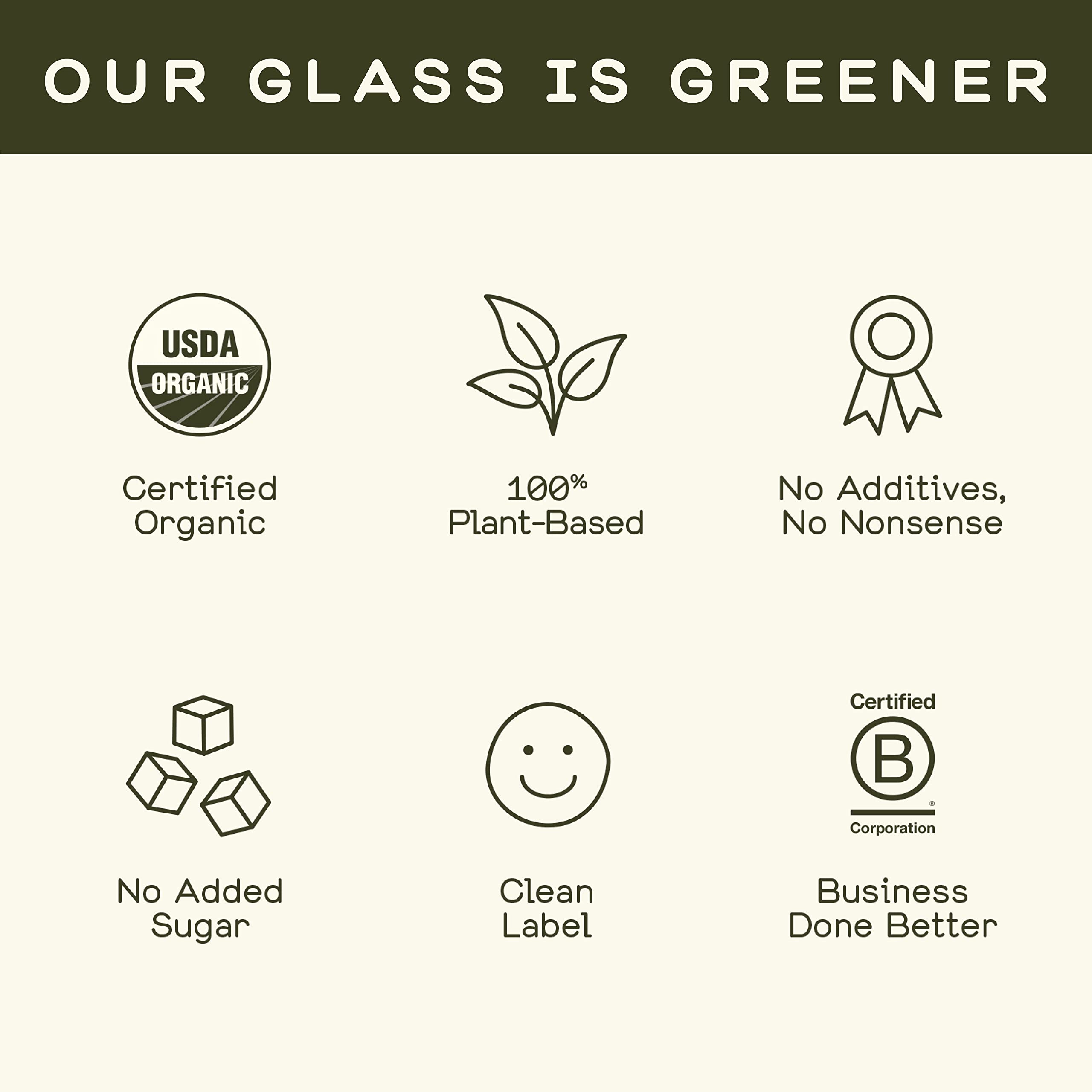 Greenhouse Juice Co. 60ml glass bottle ready for quick, clean consumption anywhere.