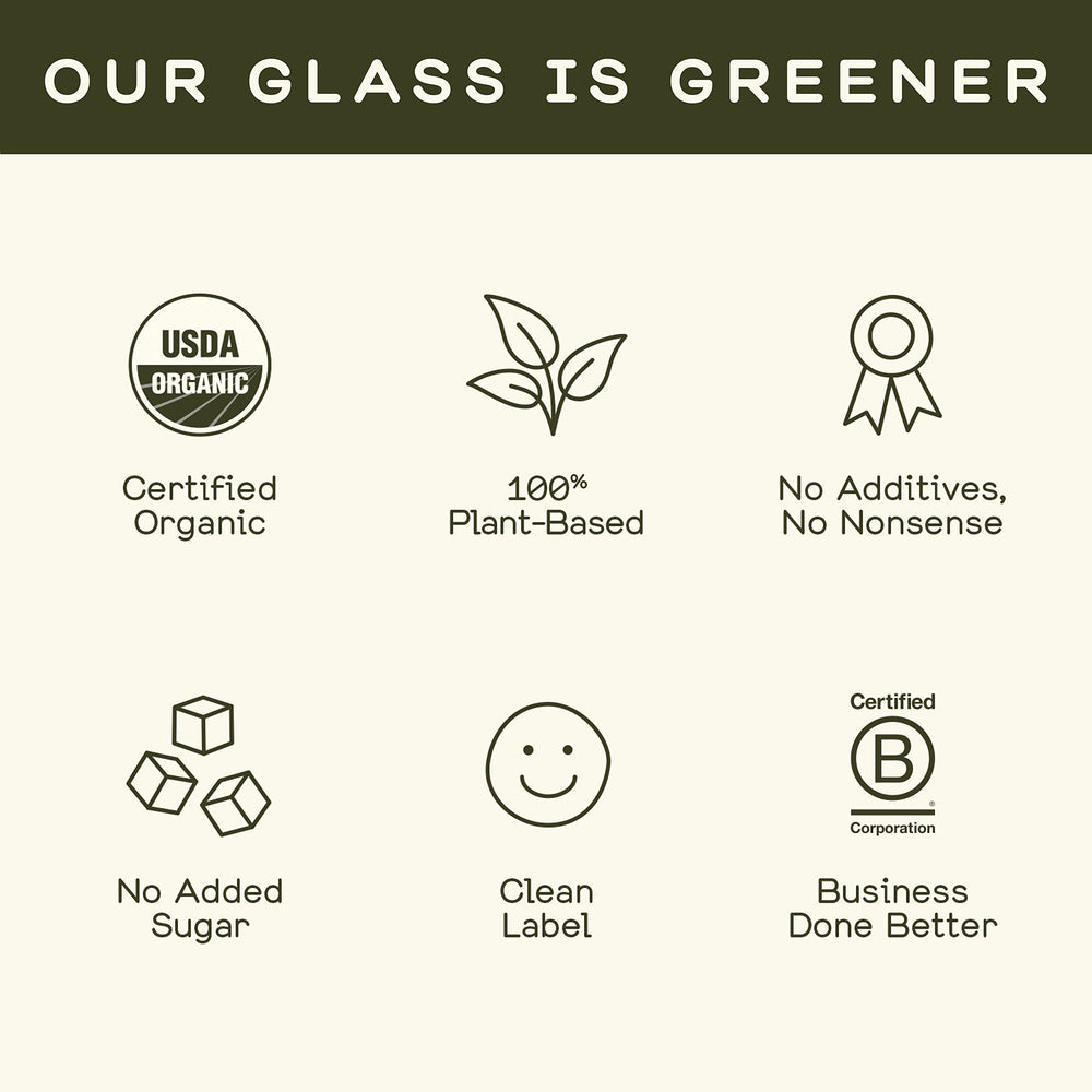 Greenhouse Juice Co. 60ml glass bottle ready for quick, clean consumption anywhere.
