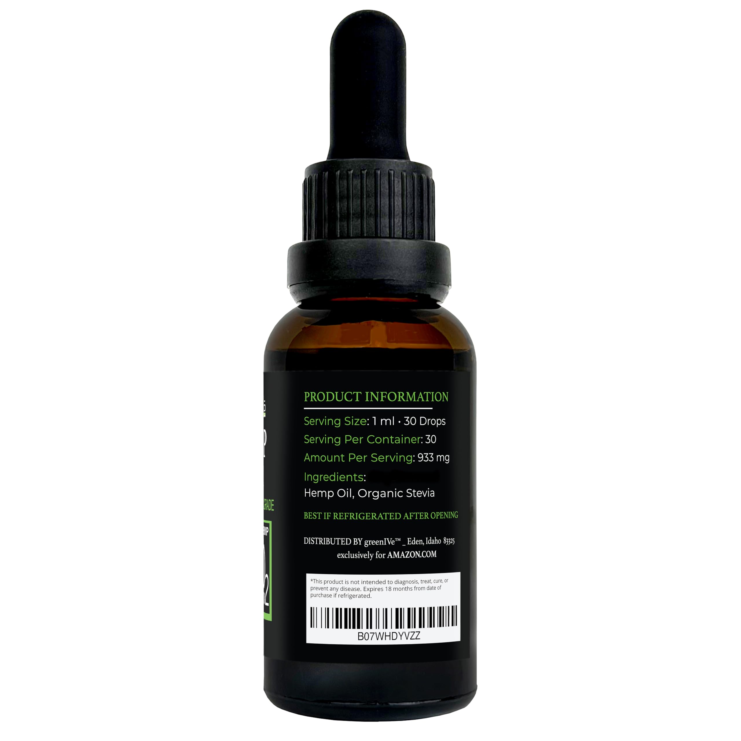 GreenIVe vegan non-GMO ingredients highlight a clean plant-based formula.