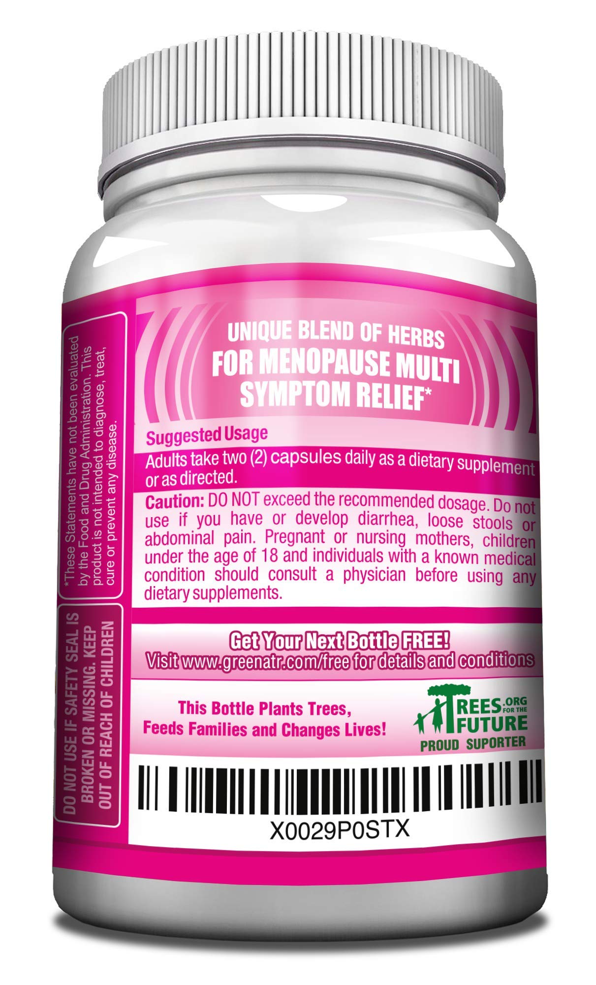 GreeNatr black cohosh imagery signals traditional mood support