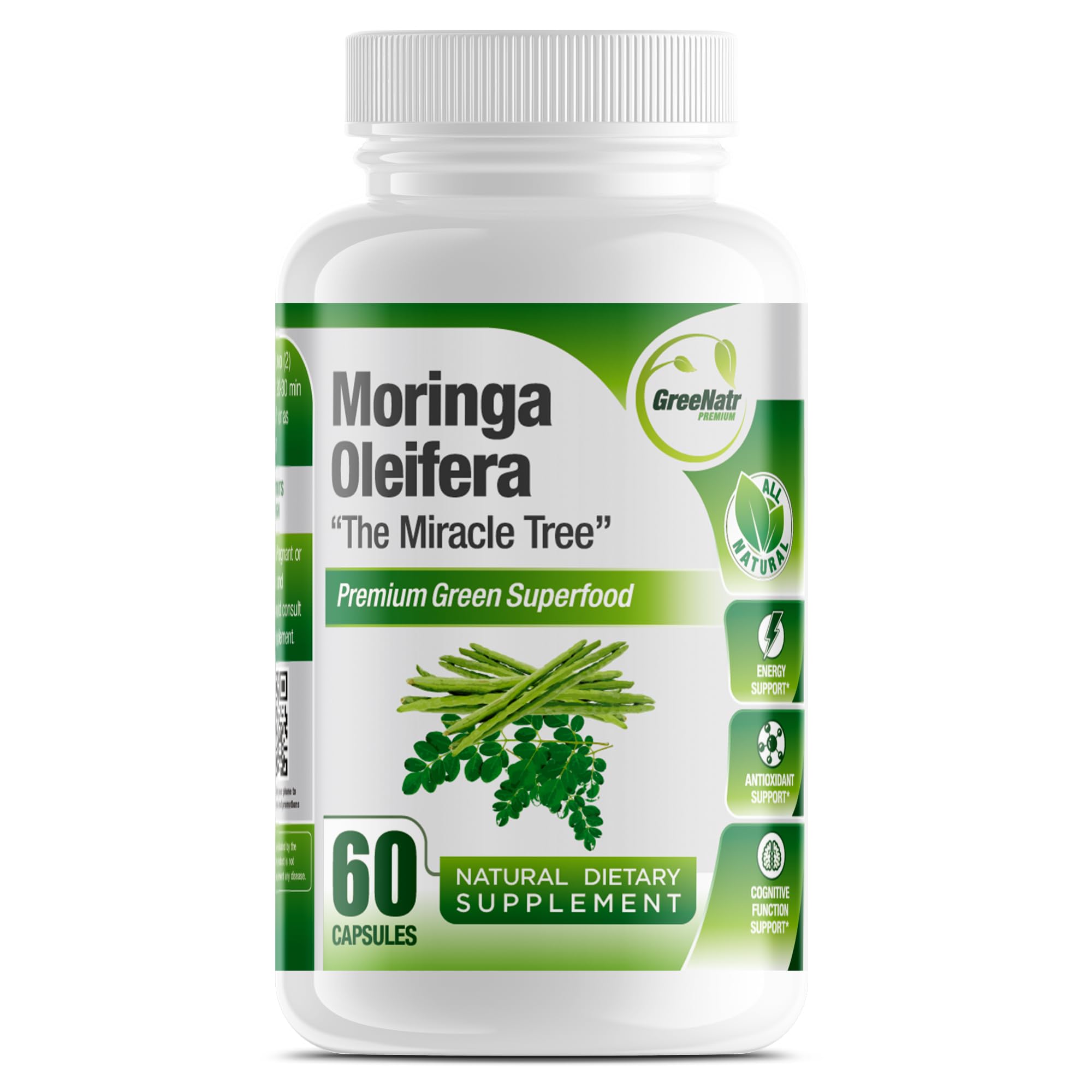 GreeNatr bottle on shelf signals clean, organic wellness.