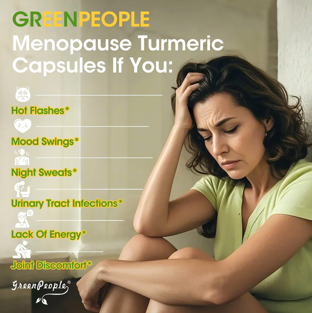 GreenPeople ashwagandha herbal capsules implying calm mood support.
