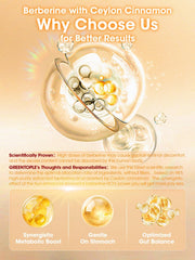 GREENPEOPLE berberine HCL packaging foil pouch indicating convenient daily dose