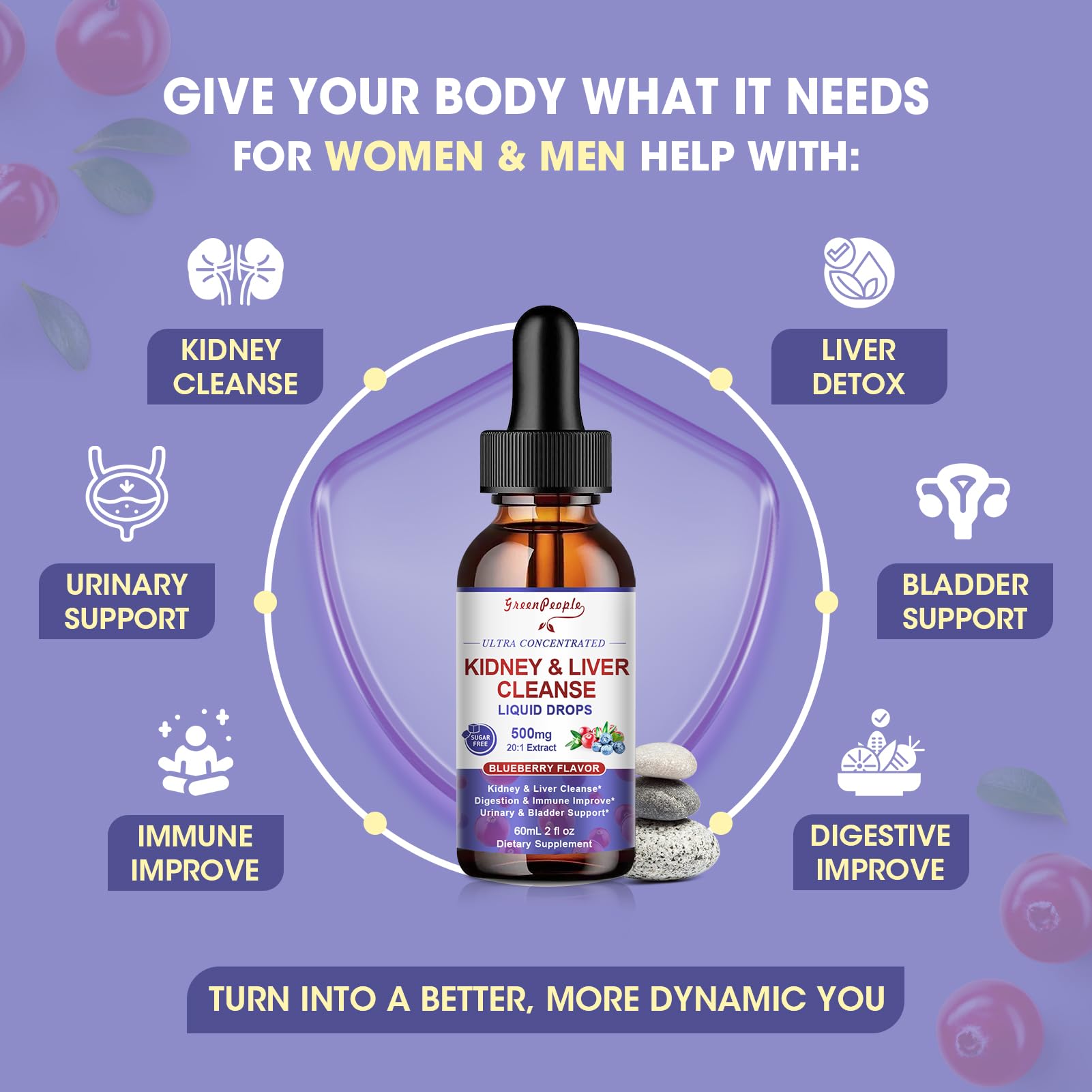 GreenPeople chanca piedra herbal blend emphasizing multi-ingredient support.