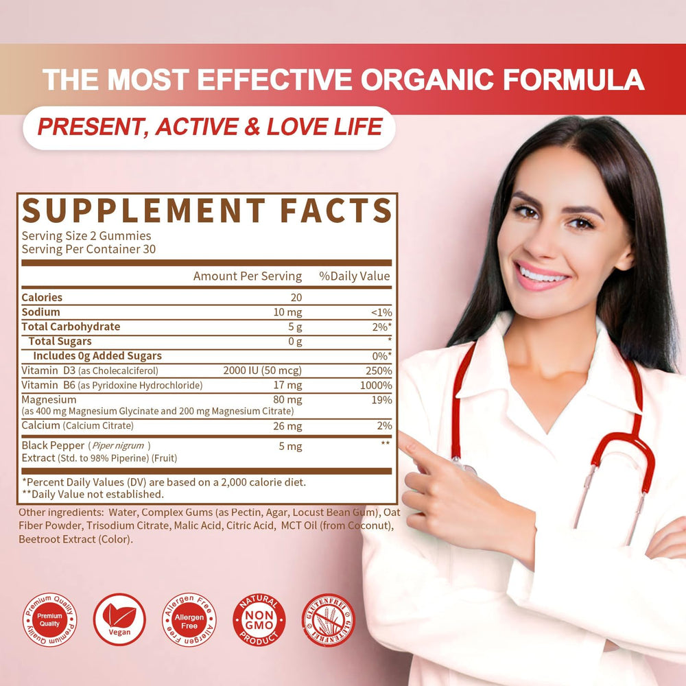 Vegan and gluten-free formula sign on bottle communicates dietary compatibility