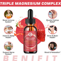 Pouring drops into glass suggests strawberry flavor and simple dosing ritual.