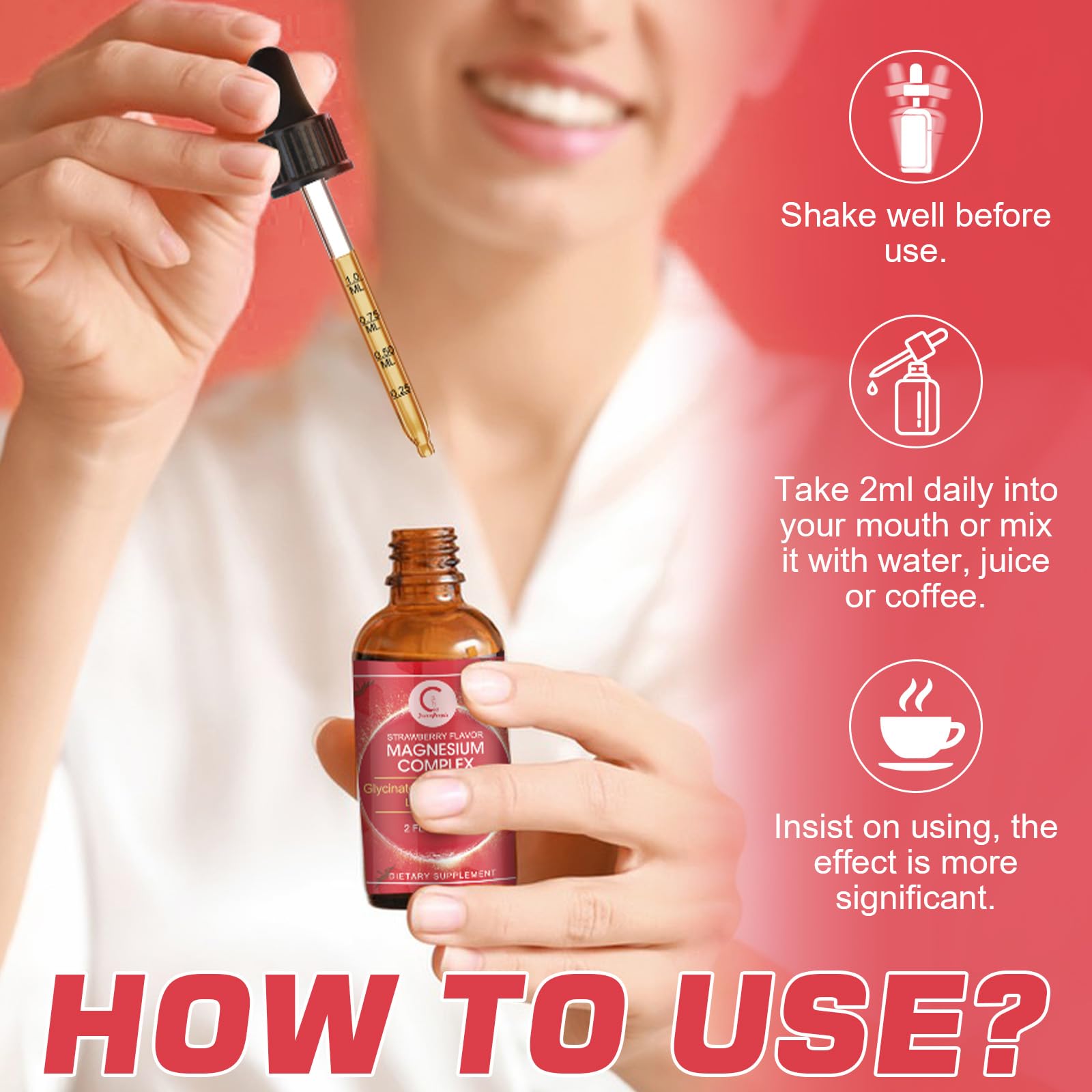 Vegan non-GMO badge on bottle signals clean sourcing.