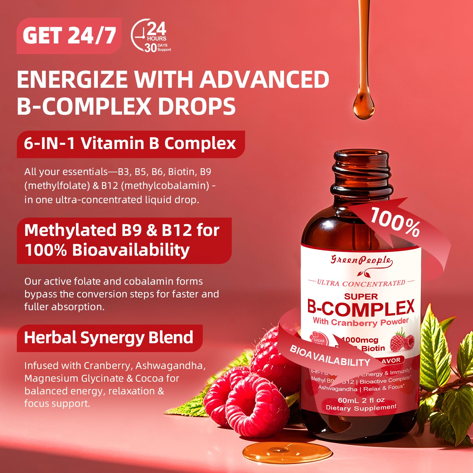 GreenPeople formula shown with ashwagandha and L-theanine for calm focus