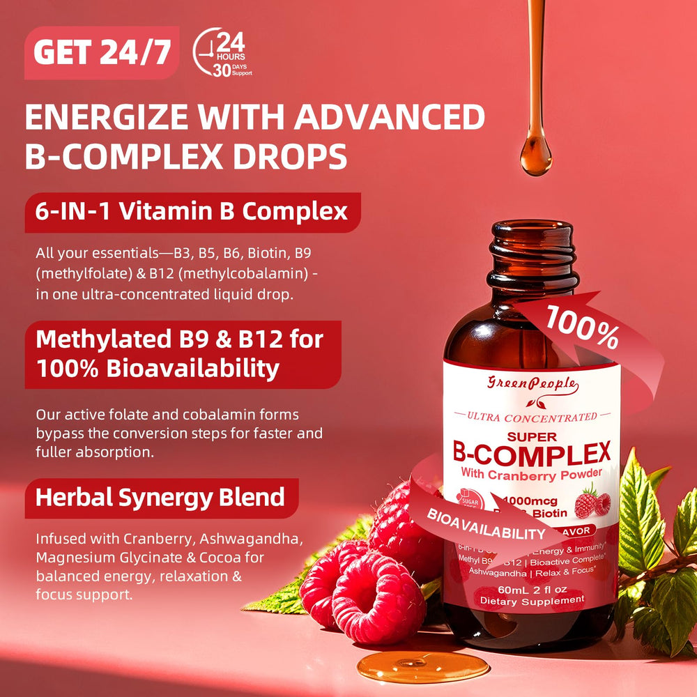 GreenPeople formula shown with ashwagandha and L-theanine for calm focus