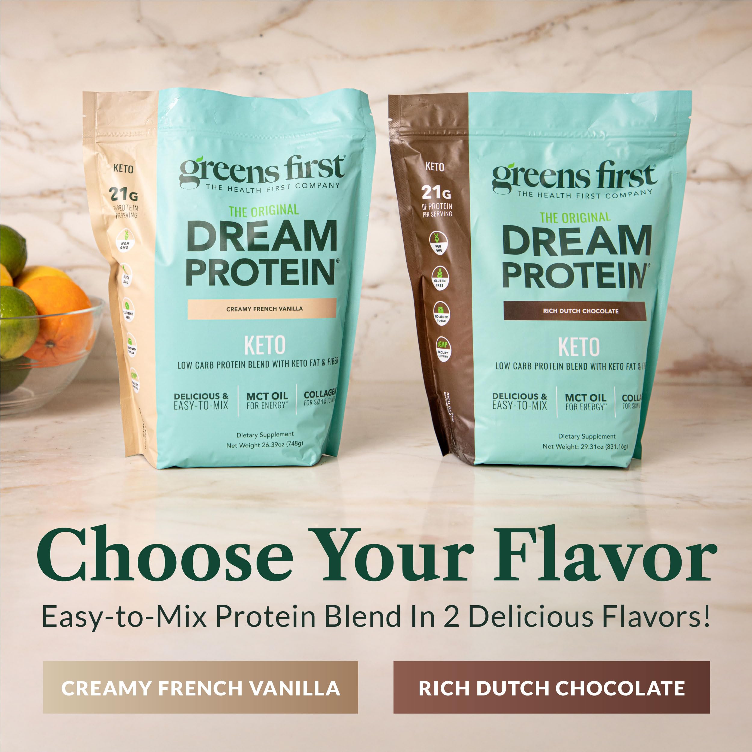 Family morning routine with Greens First Dream Protein Keto shake.