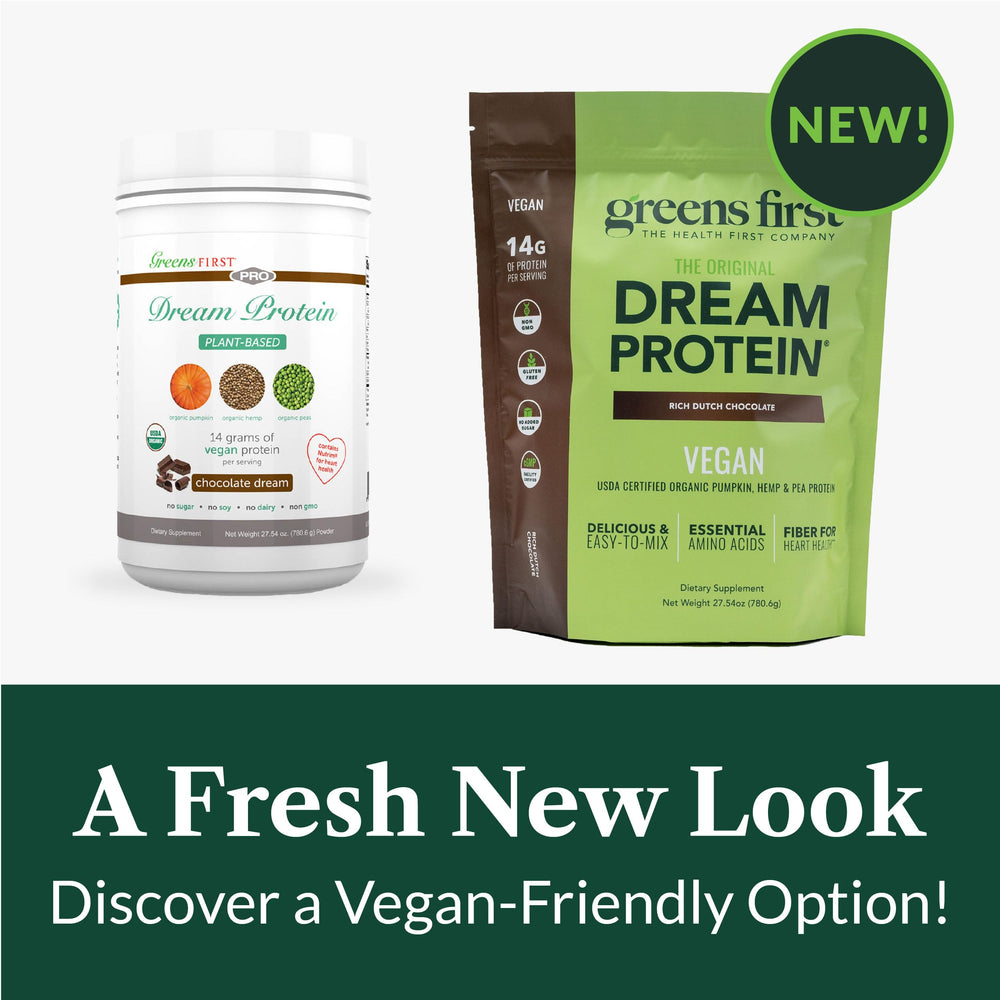 Greens First Dream Protein stevia sweetener icon highlight natural flavor