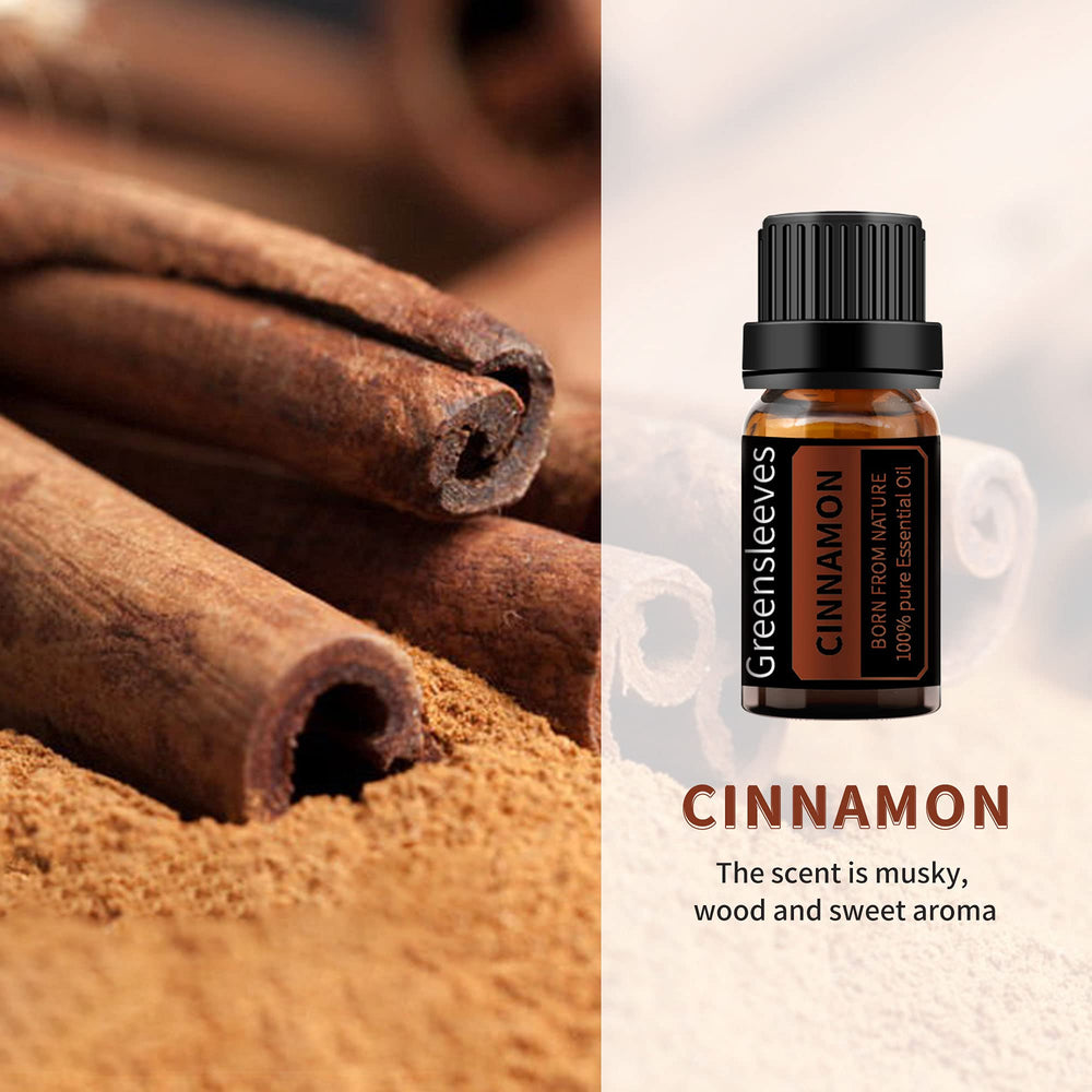 GREENSLEEVES amber bottle with dropper for precise essential oil dispensing.