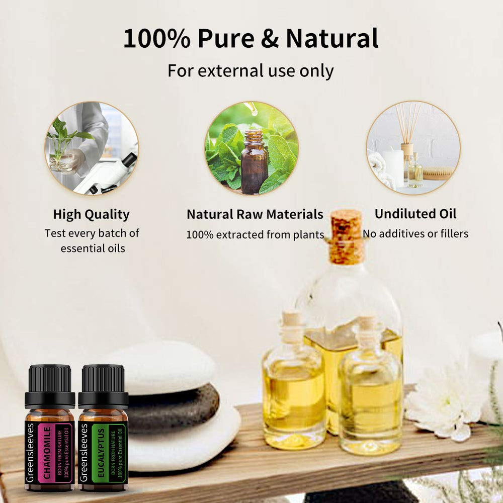 GREENSLEEVES eucalyptus oil for massage blends and spa moments.