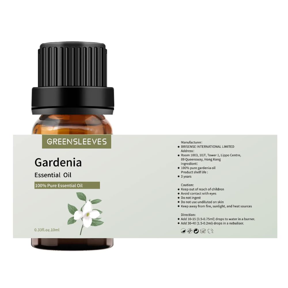 Greensleeves Gardenia essential oil used in candle and soap crafting.