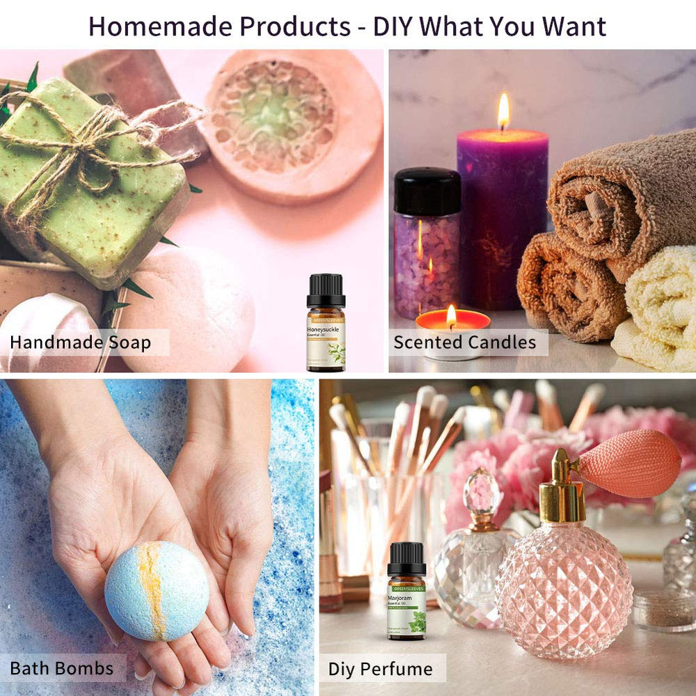 GREENSLEEVES marjoram honeysuckle skincare-friendly aroma for gentle skin care