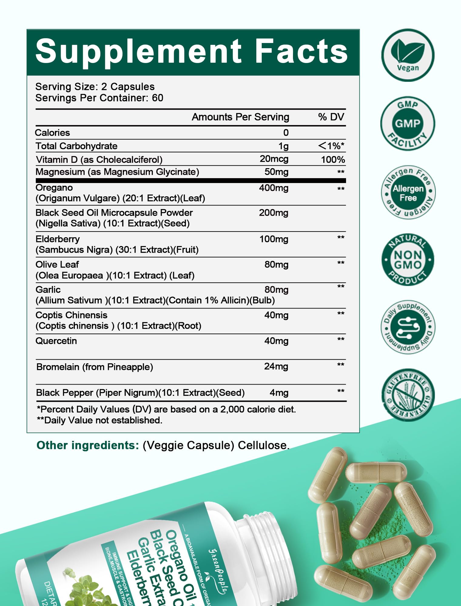 GREENPEOPLE magnesium and black pepper image for enhanced absorption