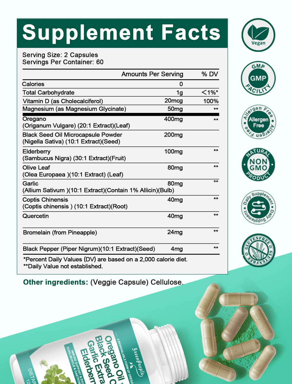 GREENPEOPLE magnesium and black pepper image for enhanced absorption