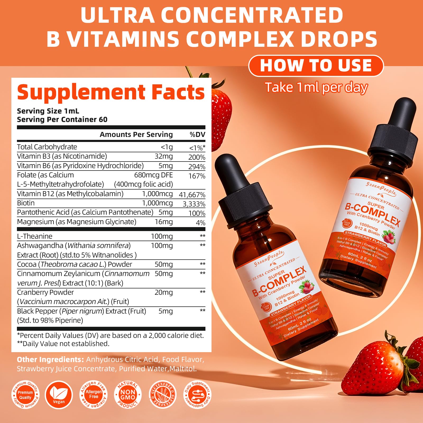 Ingredients image highlights magnesium glycinate with Ashwagandha and L-Theanine.