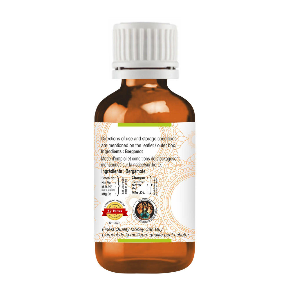 Relaxing bergamot bath with Greenwood Essential oil's fresh scent.