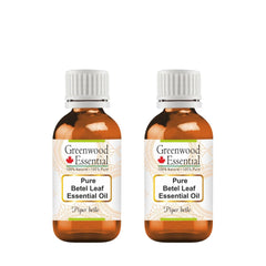 Greenwood Essential Betel Leaf Oil bottles pack in amber glass preserves potency and freshness.