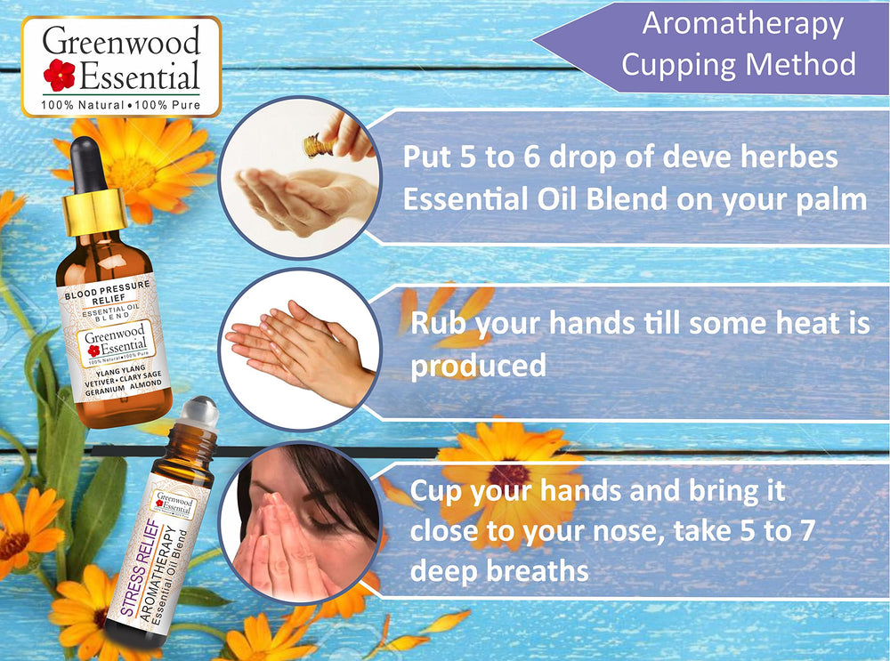 Greenwood Essential Immunity Booster palm rub and breath practice for soothing, mindful use.