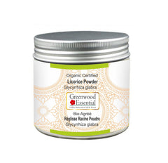 Greenwood Essential licorice powder packaging ready for pantry storage