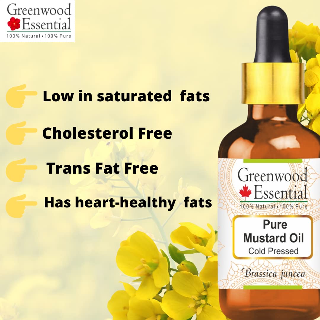 Greenwood Essential Mustard Oil DIY blend for personalized skincare routines.