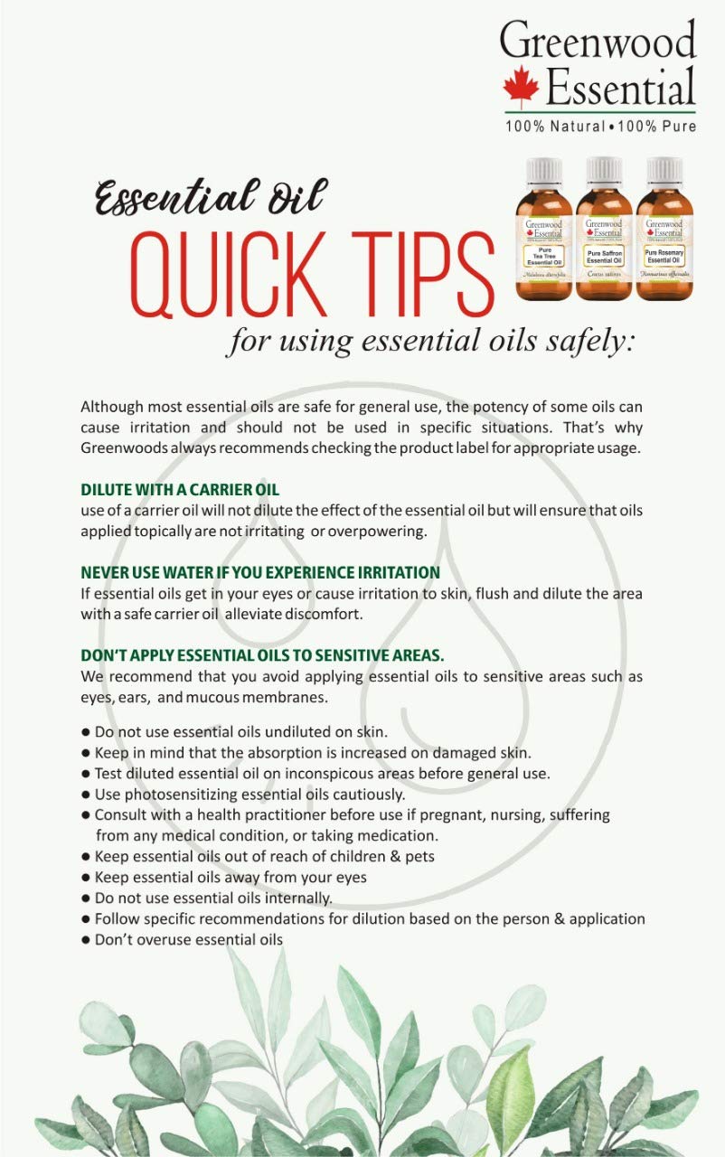 Greenwood Essential product label closeup with usage notes and safety precautions