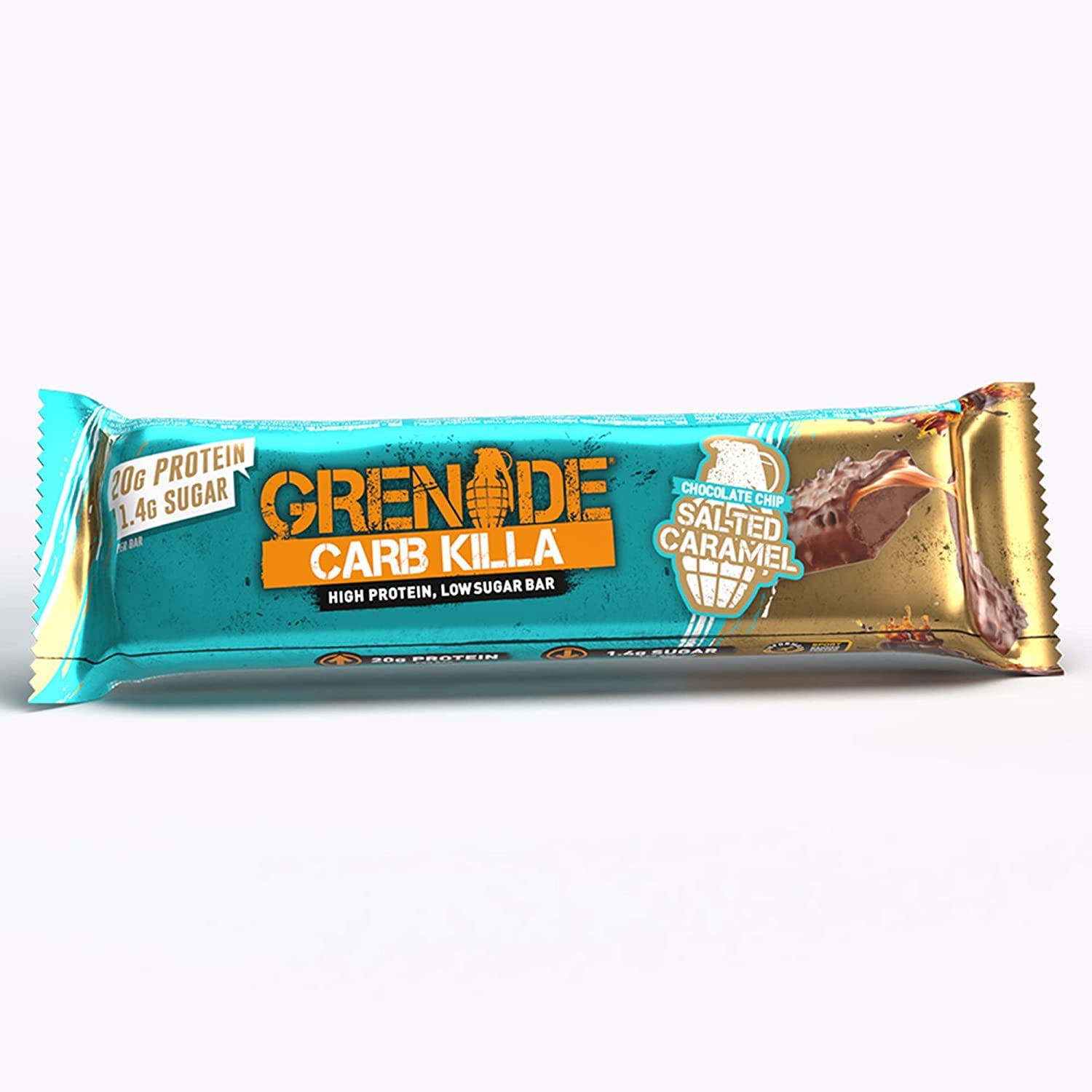 Grenade Carb Killa ingredient panel highlights protein and low carb profile