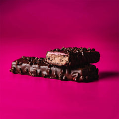 Grenade Raspberry bar layer detail, triple-layer texture shown.