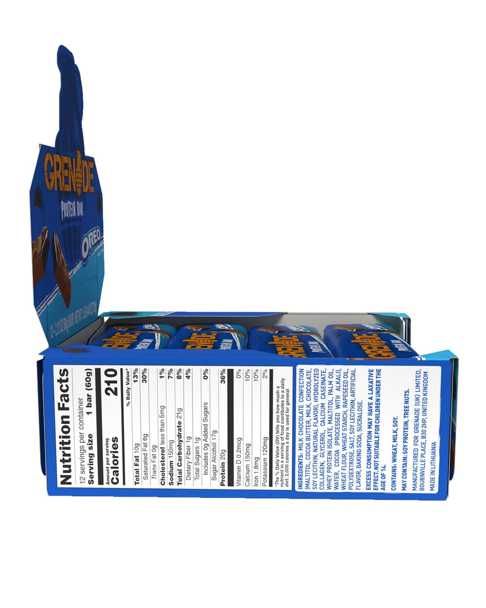Grenade OREO High Protein Bar on-the-go snack scene for busy days.