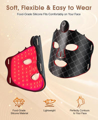 Soft silicone design with adjustable straps for secure comfort