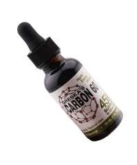 Greska's Carbon-60 dropper shows convenient daily dosage for antioxidant support.