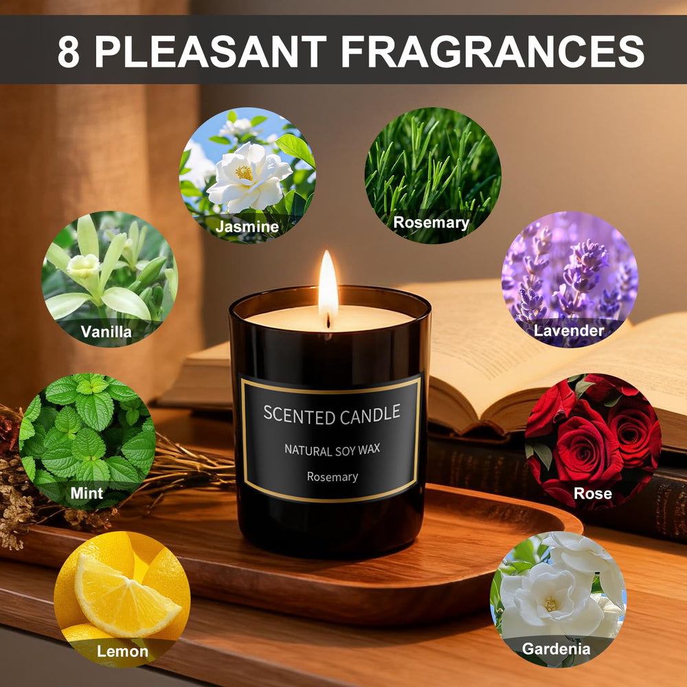 Grestar 8-pack vanilla aroma candle for cozy ambiance and relaxation