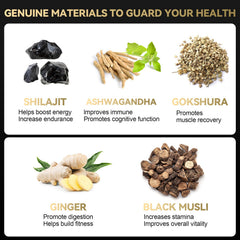 Grevol Shilajit Gummies bottle label highlights natural ingredients and sugar-free formula