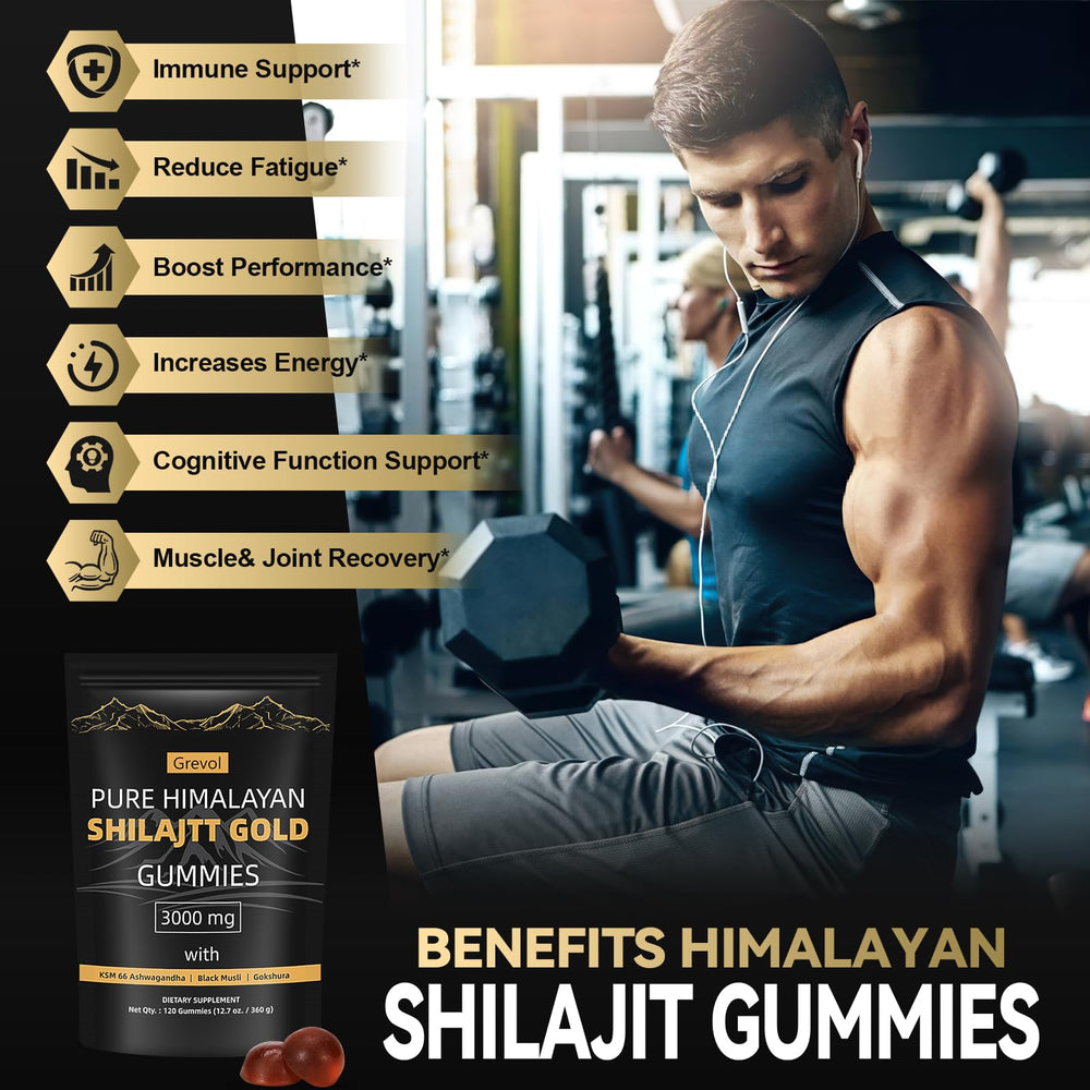 Grevol Shilajit Gummies travel pack ready for on-the-go fueling