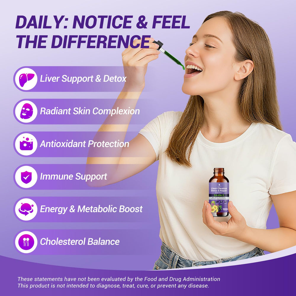 Grewellogy Liver Cleanse label highlighting vegan, gluten-free formulation