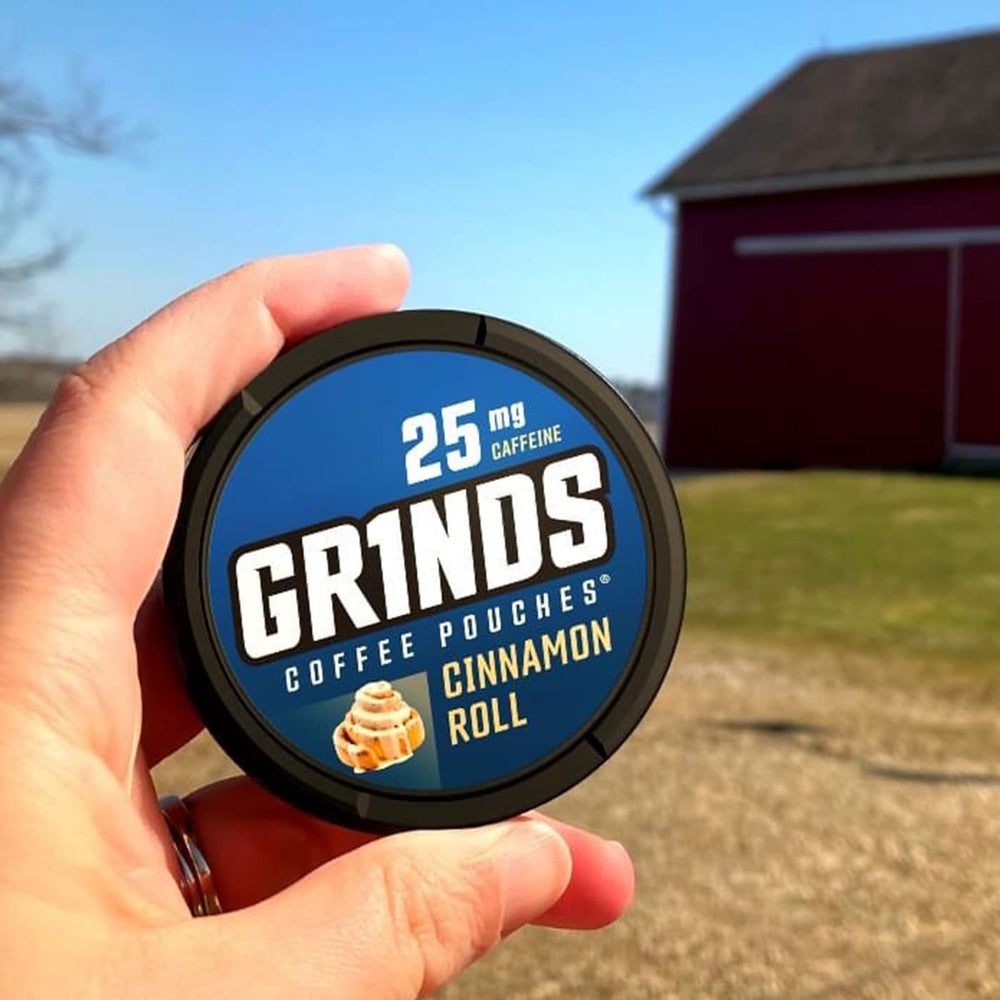 GRINDS Cinnamon Roll aroma elevates a routine coffee alternative.
