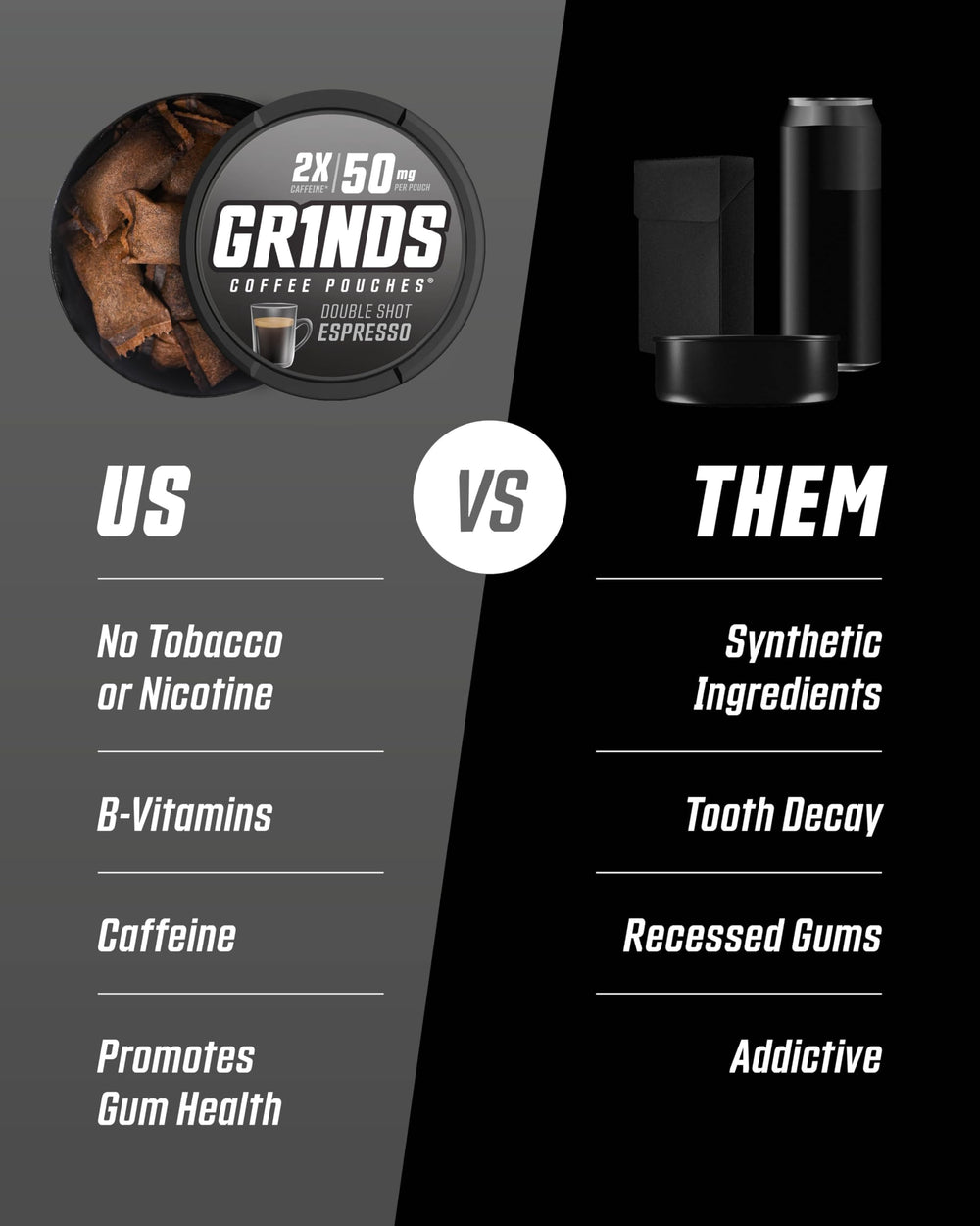 Grinds Double Mocha flavor can with rich chocolate notes for a satisfying pick-me-up