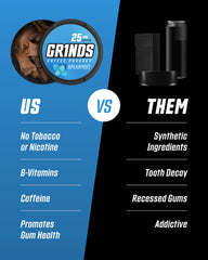 GRINDS Double Mocha coffee pouch with bold chocolate notes and extra caffeine.