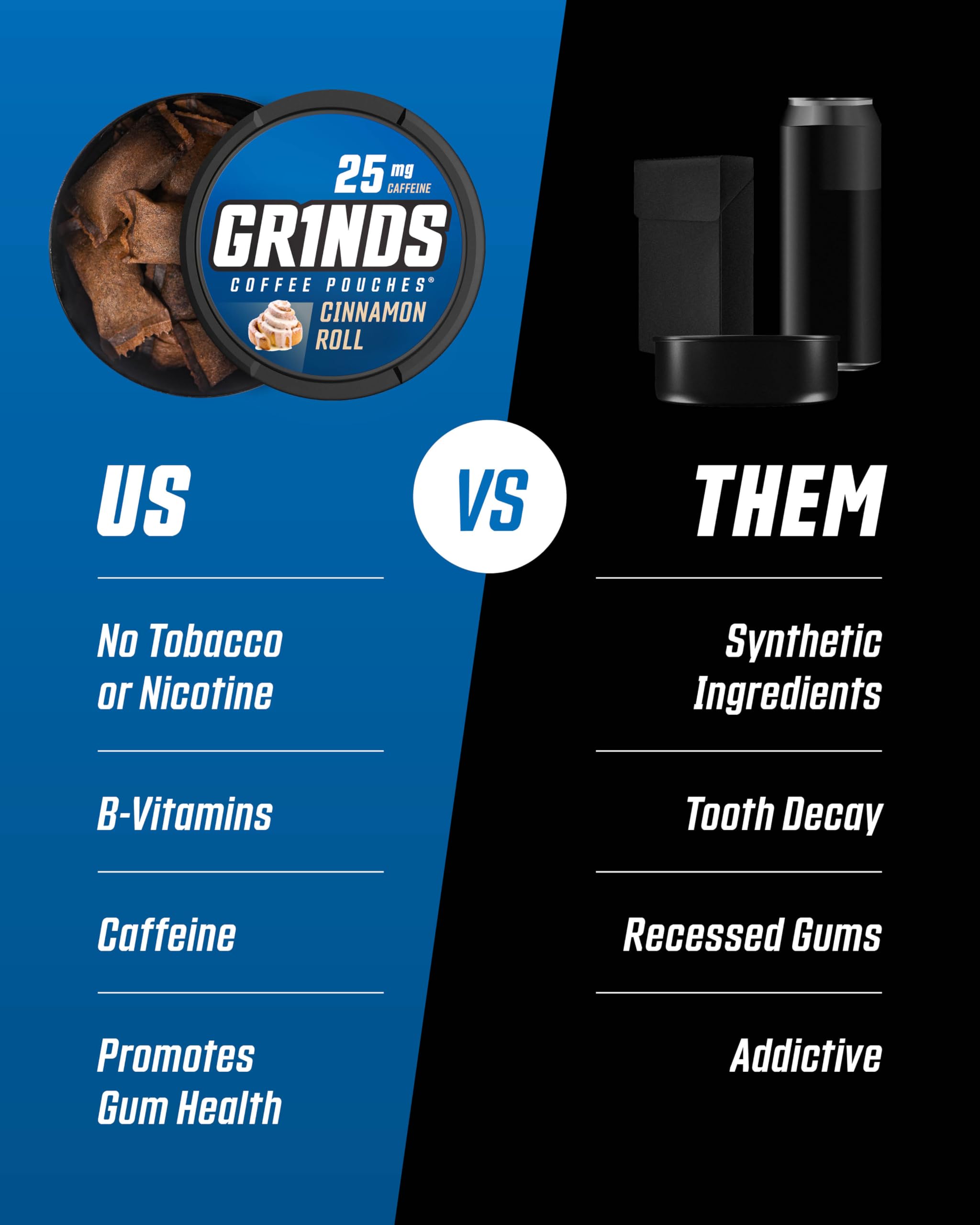 GRINDS new-orleans-flavor pouch - bold profile and nostalgic aroma for midday energy.