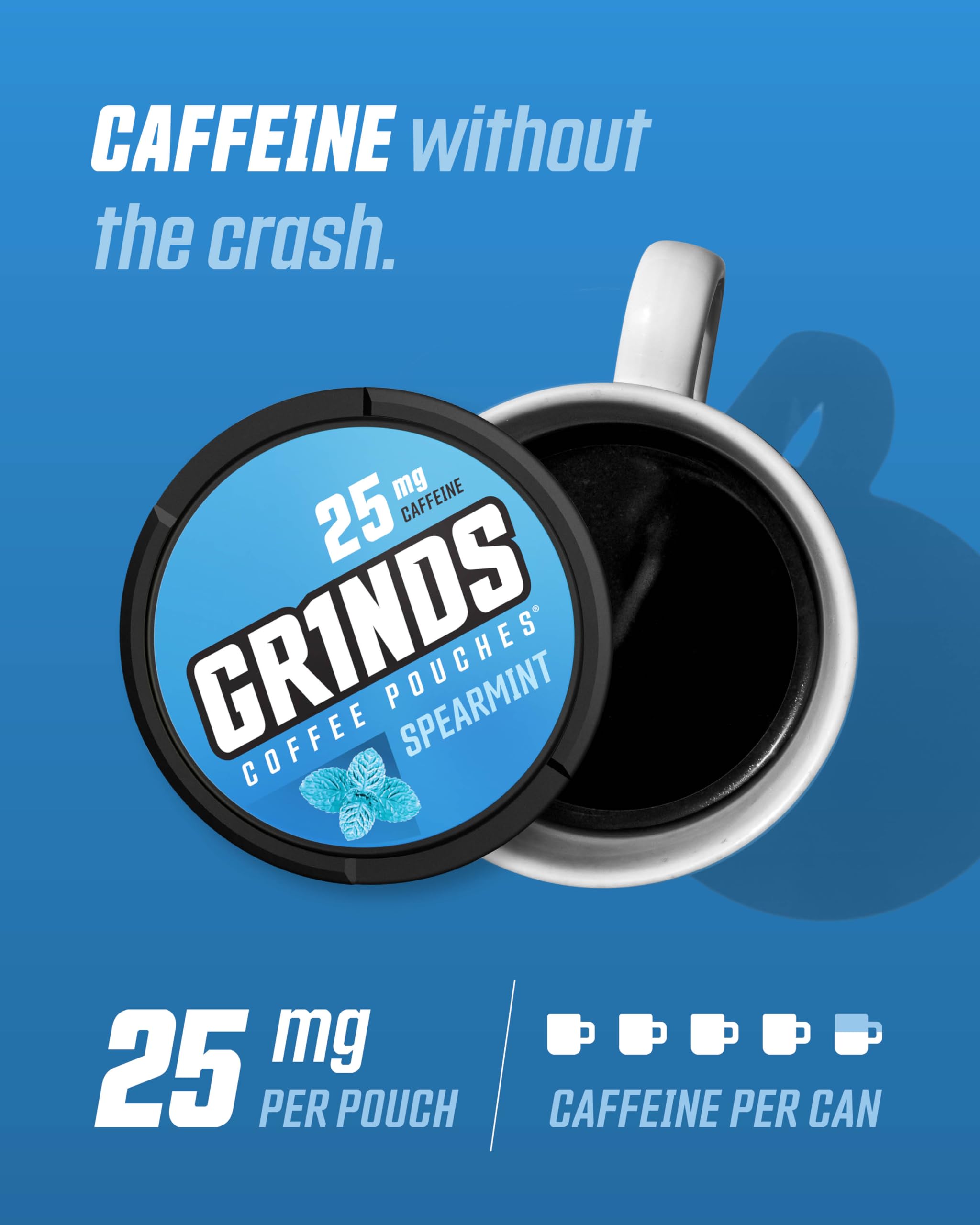 Grinds Vanilla can close-up with smooth aroma for flexible use